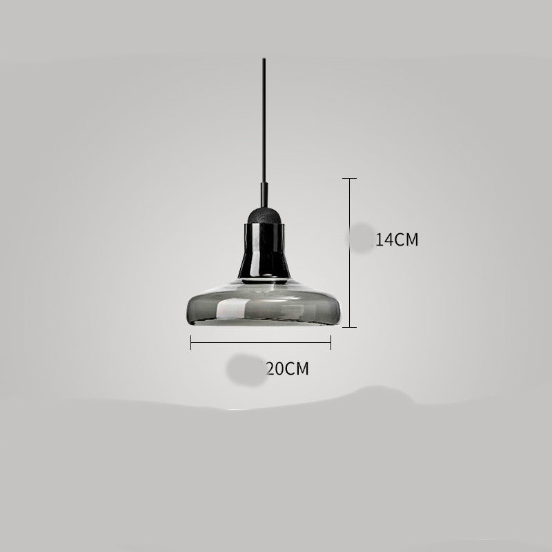 Glass Single Head Chandelier