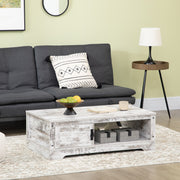 Brown Rustic Coffee Table