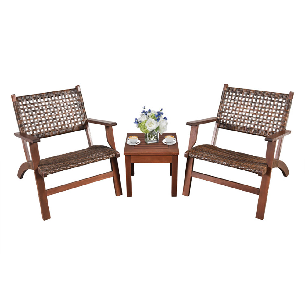 Wooden Patio Furniture Set Outdoor Relaxation