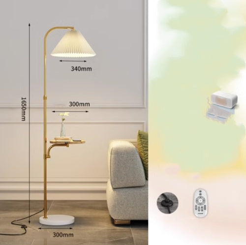 Wood Floor Sofa Lamp