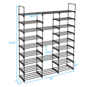 Wooden Entryway Shoe Rack