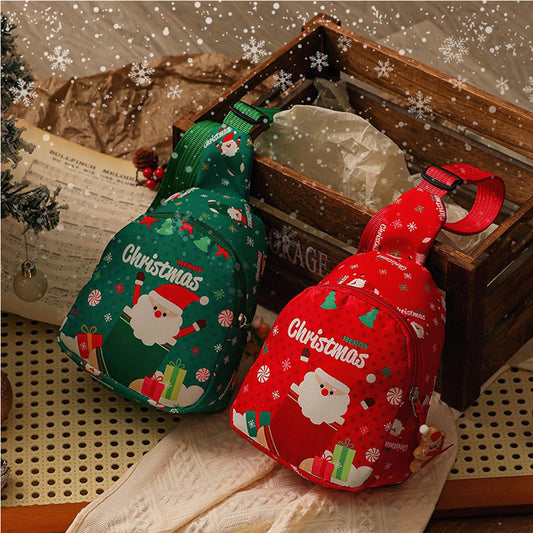 Christmas Purse Cute Sling Backpack