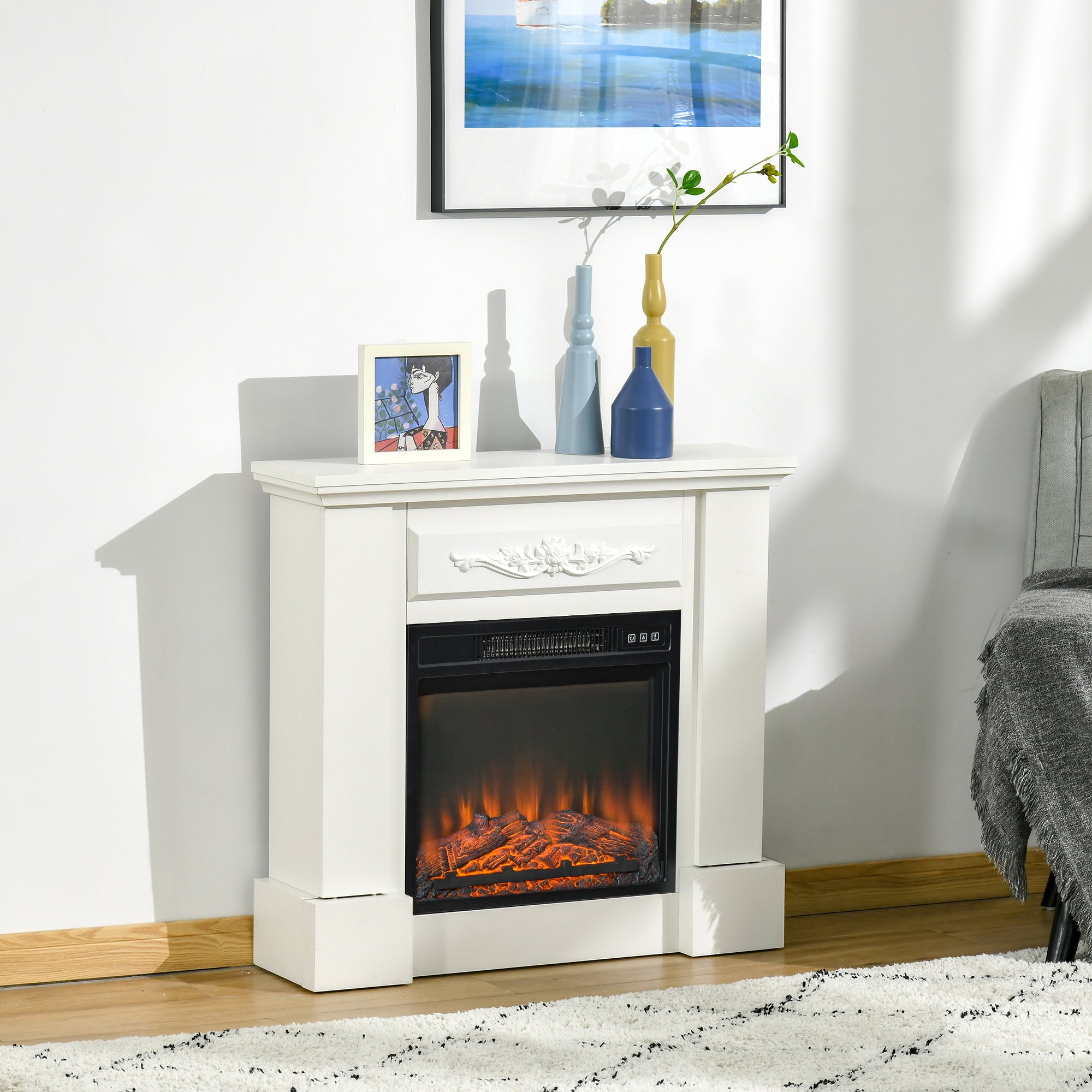 Decorative Electric Fireplace Mantel