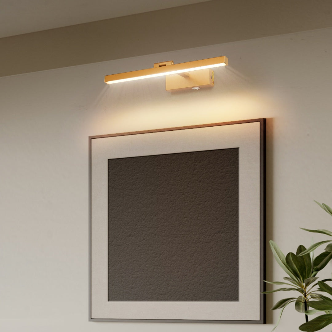 Gold Dimmable LED Vanity Light