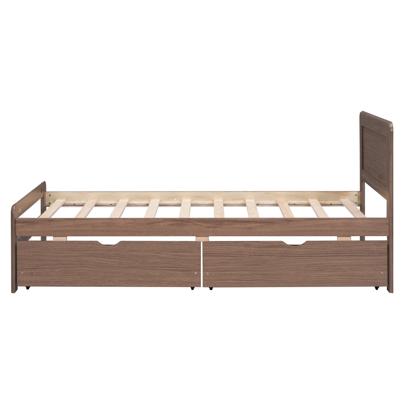Walnut Platform Bed Frame