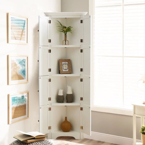 White Modern Storage Cabinet