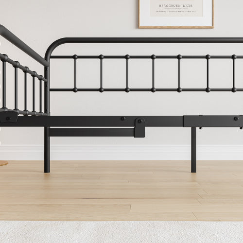 Black Metal Daybed Trundle