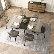 Grey Rectangular Dining Table
