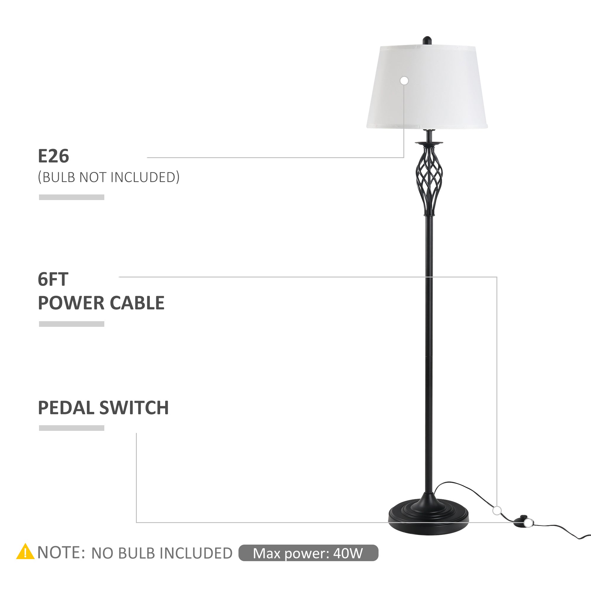 Adjustable Table Floor Lamp