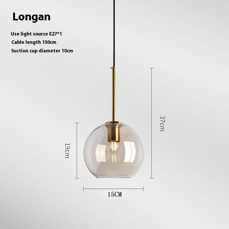 Retro Glass Bedside Lamp