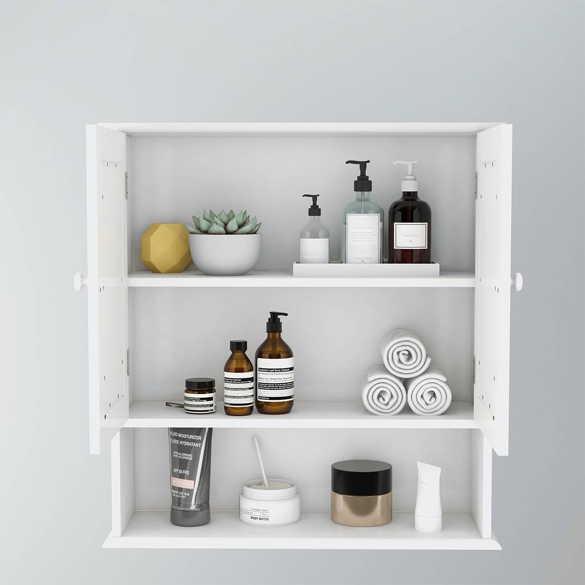 Mirror Door Wall Cabinet