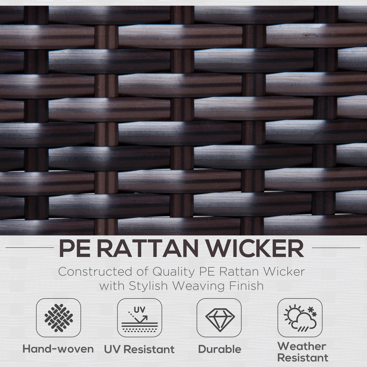 5-Piece Patio Furniture Set with Cushions