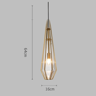 Gold Stained Glass Chandelier For Entryways