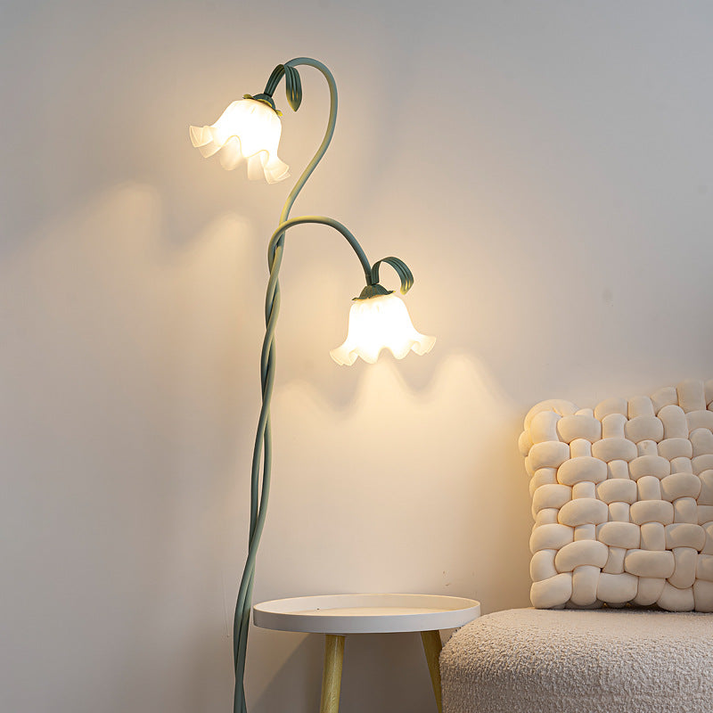 Pastoral Flower Floor Lamp
