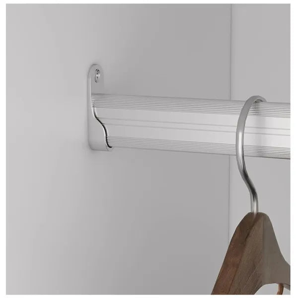 Livelylodge Modular Wardrobe Closet - Freestanding White Closet With Spacious Storage Shelves And Hanging Rods 70.86"W X 16.04"D X 70.86"H