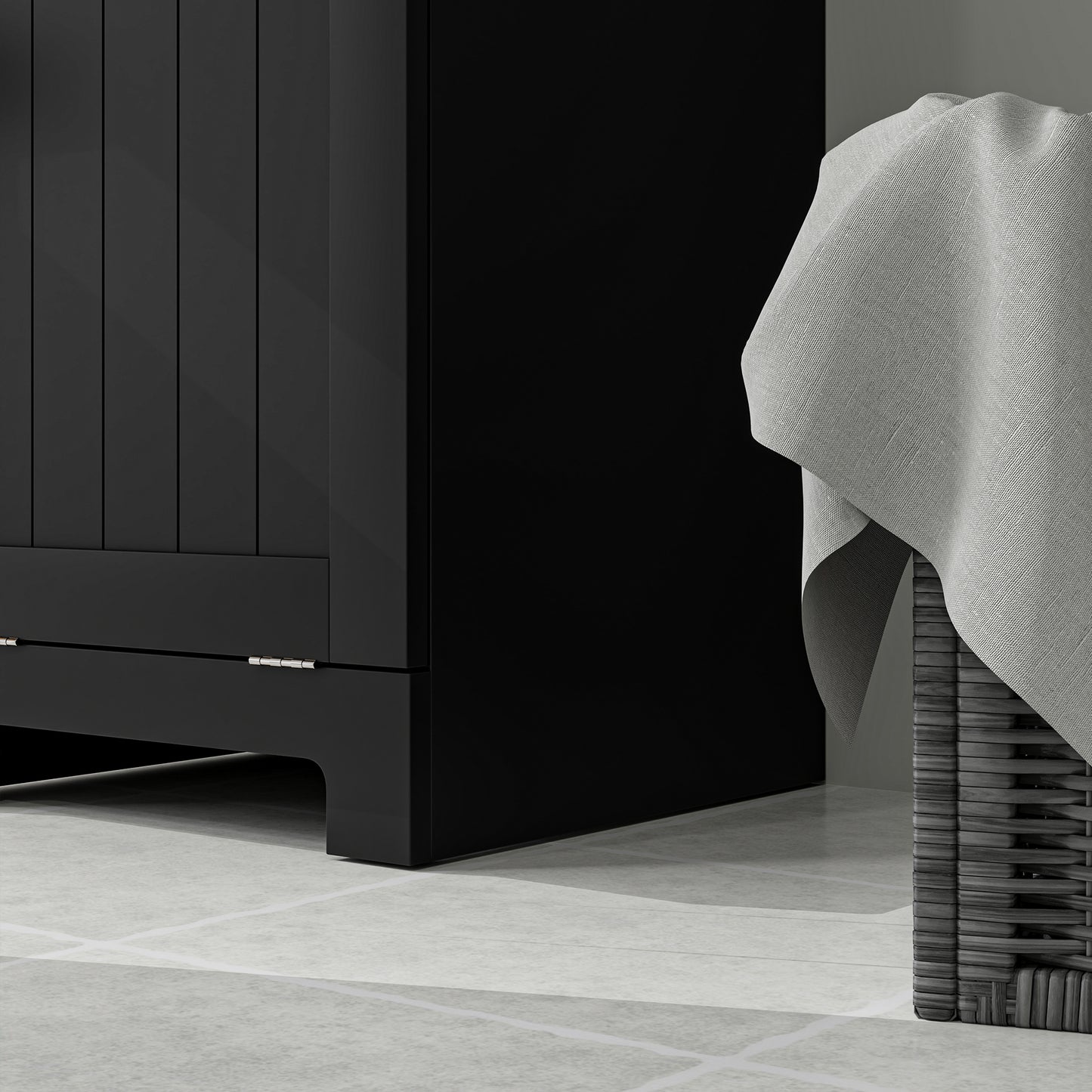 Laundry Hamper Cabinet