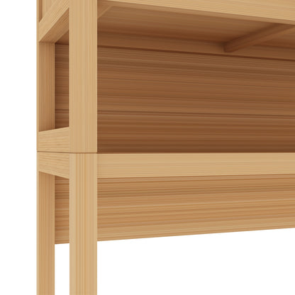 Toilet Storage Rack, Independent Bathroom, Laundry Room, Space Saving, Natural Color