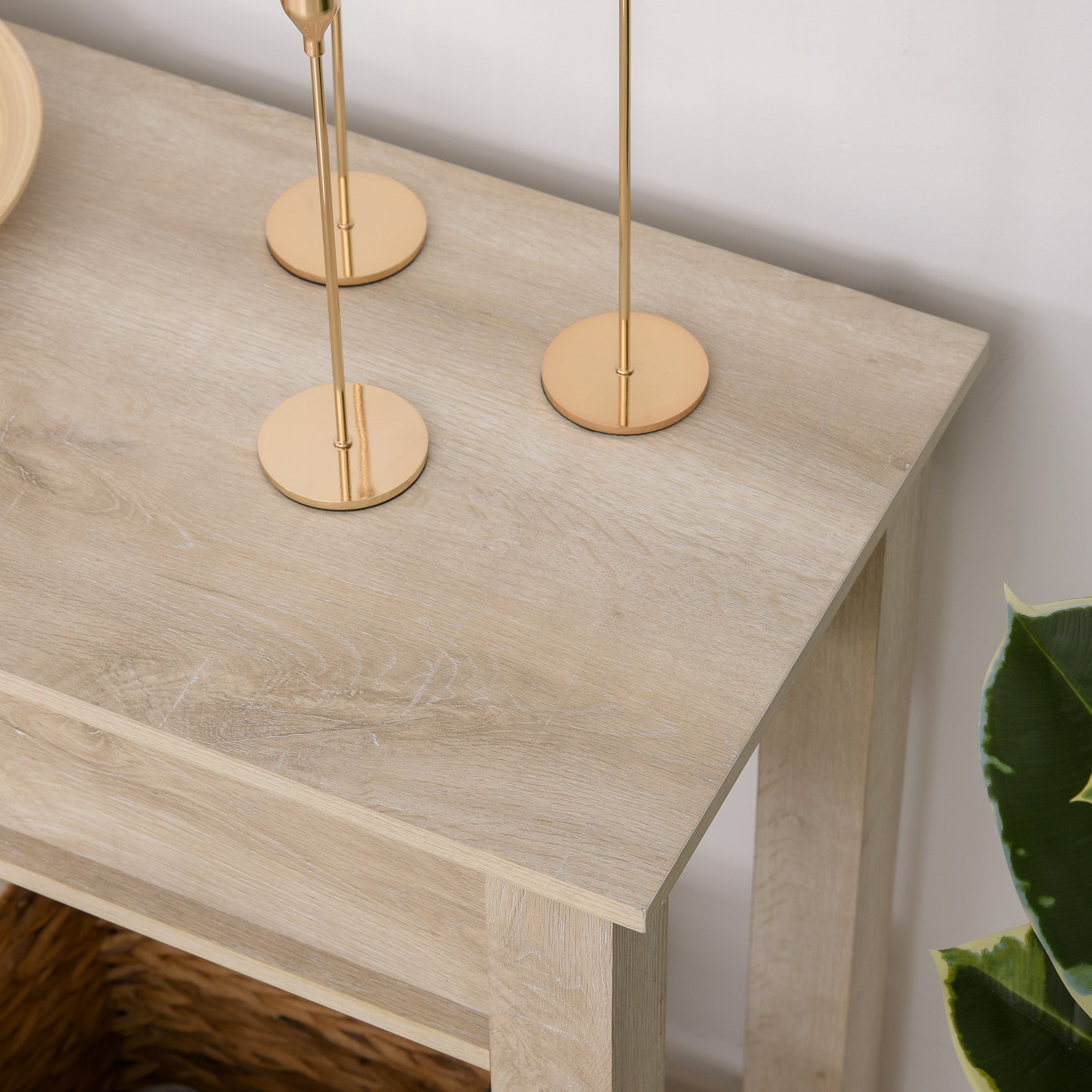 Black Entryway Console Table