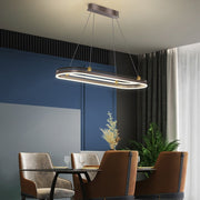Aluminum Long Chandelier