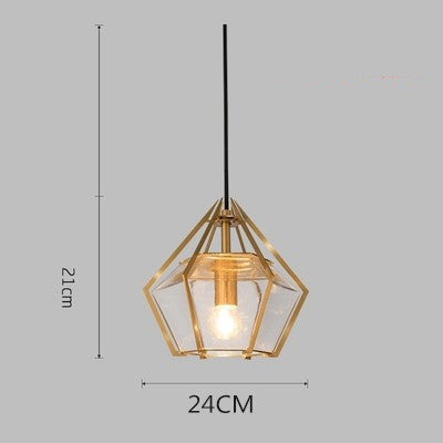 Gold Stained Glass Chandelier For Entryways