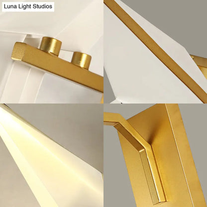 ديكوربايتس™ مصباح حائطي لغرفة الطعام بنصف ضوء مع غطاء بلاستيكي على شكل بيردي: مصباح حائطي أبيض عصري بإضاءة دافئة/بيضاء