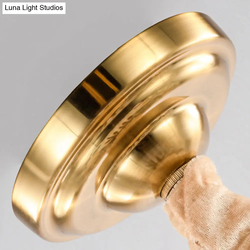 Lámpara de techo colgante moderna de 10 luces con discos de cristal multicolor - Elegante lámpara de techo para dormitorio