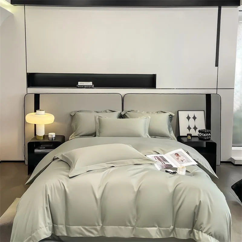 1000TC Egyptian Cotton Bedding Set with Duvet Cover