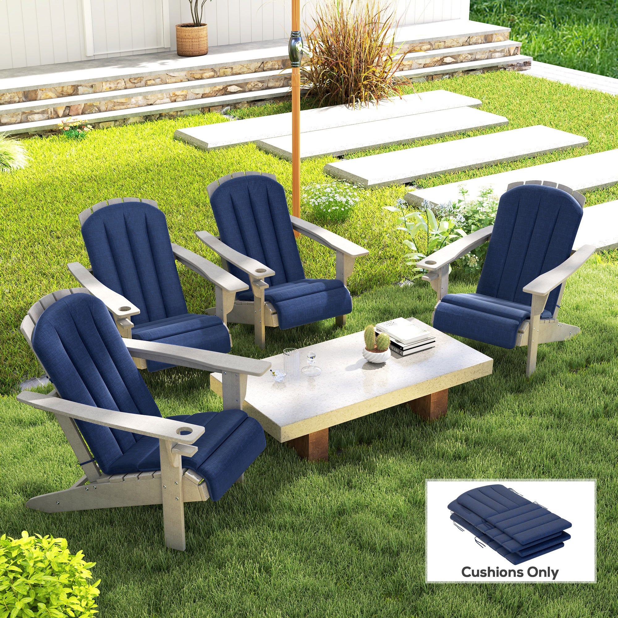 Outdoor Chair Cushions Set