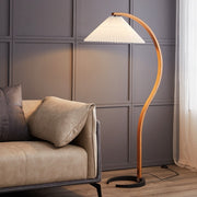 Wood Nordic Floor Lamp