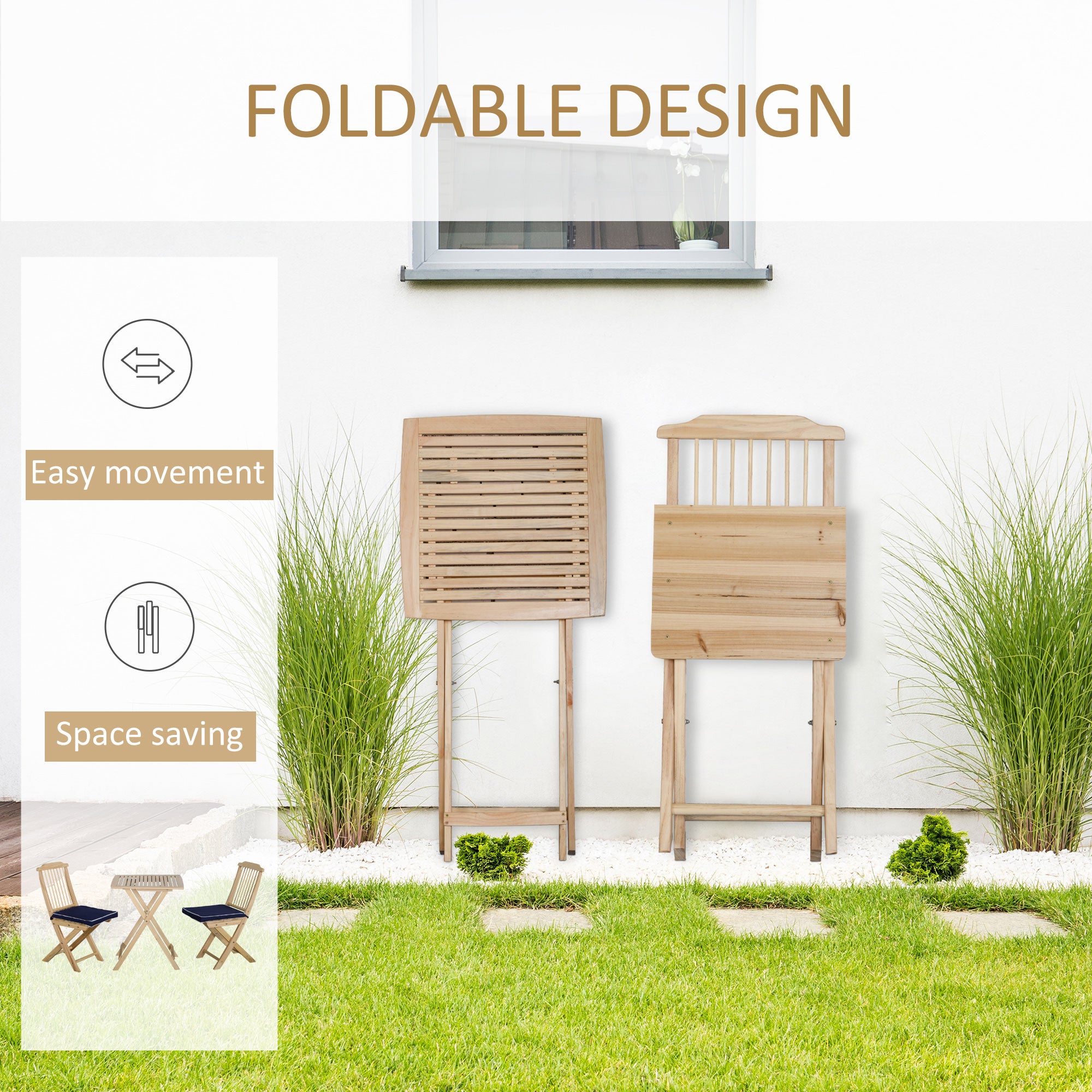 Space-Saving Folding Bistro