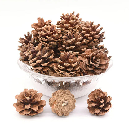 10pcs Artificial Rattan Pine Flowers