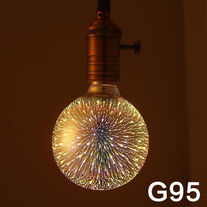 3D Firework LED Bulb