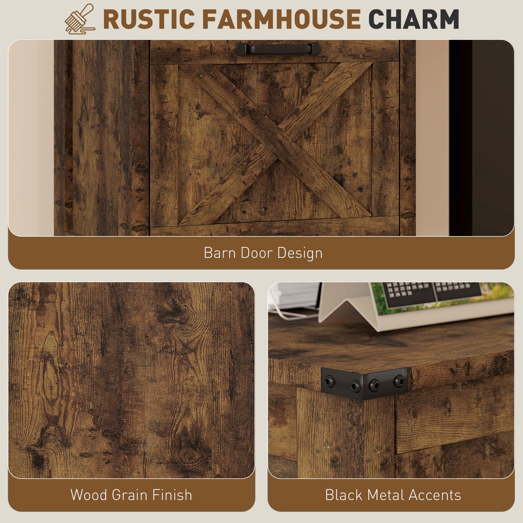 Rustic Farmhouse File Cabinet