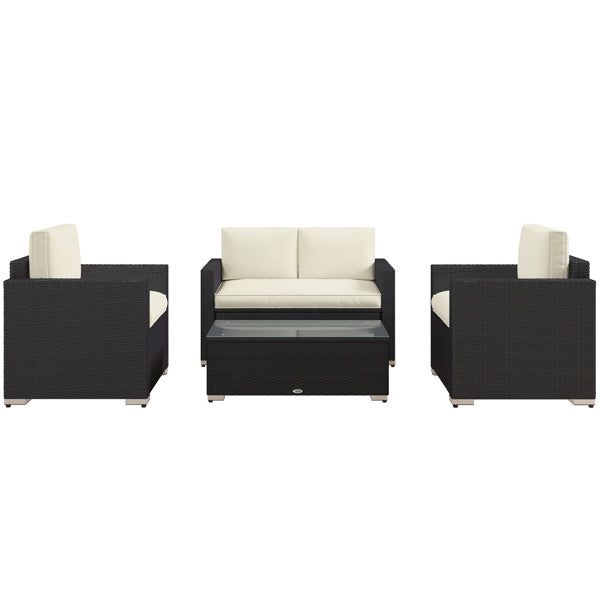 Rattan Modern Patio Set