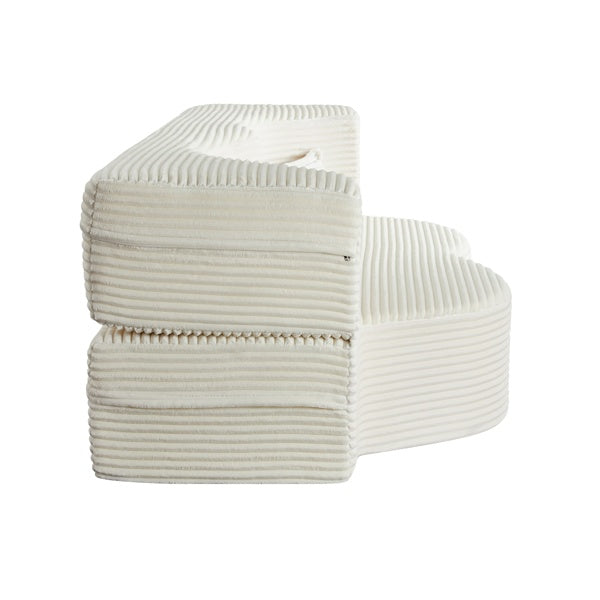 Sofá de Piso Moderno con 2 Almohadas, Sofá Cama Convertible de Terciopelo Acolchado, Colchón Plegable de Tamaño Completo para Sala de Estar, Cama para Invitados, sin Ensamblaje Requerido, Beige