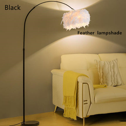 Fabric Iron Floor Lamp