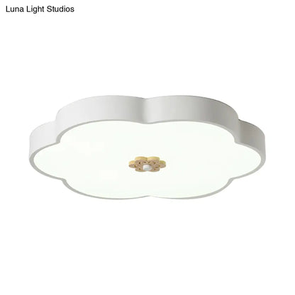 ديكوربايتس™ مصباح سقف عصري على شكل زهرة مقاس 12/16 بوصة مع موزع أكريليك - مصباح LED معدني، أسود/أبيض