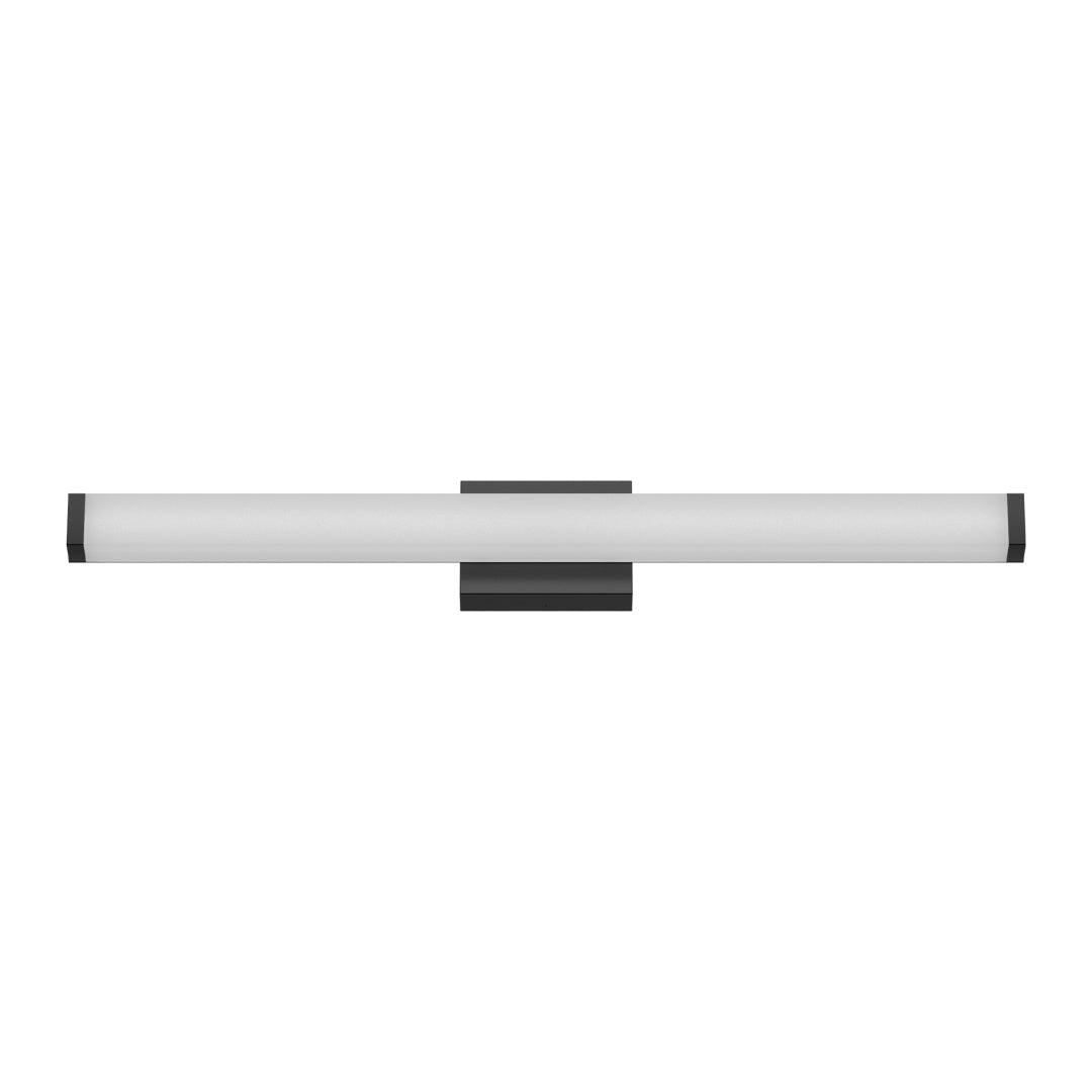 Luz para Tocador de Baño Negro - 33 Pulgadas Luces Modernas para Tocador de Baño - 18W Luces LED para Baño Sobre el Espejo Luz Blanca Fría 6000K
