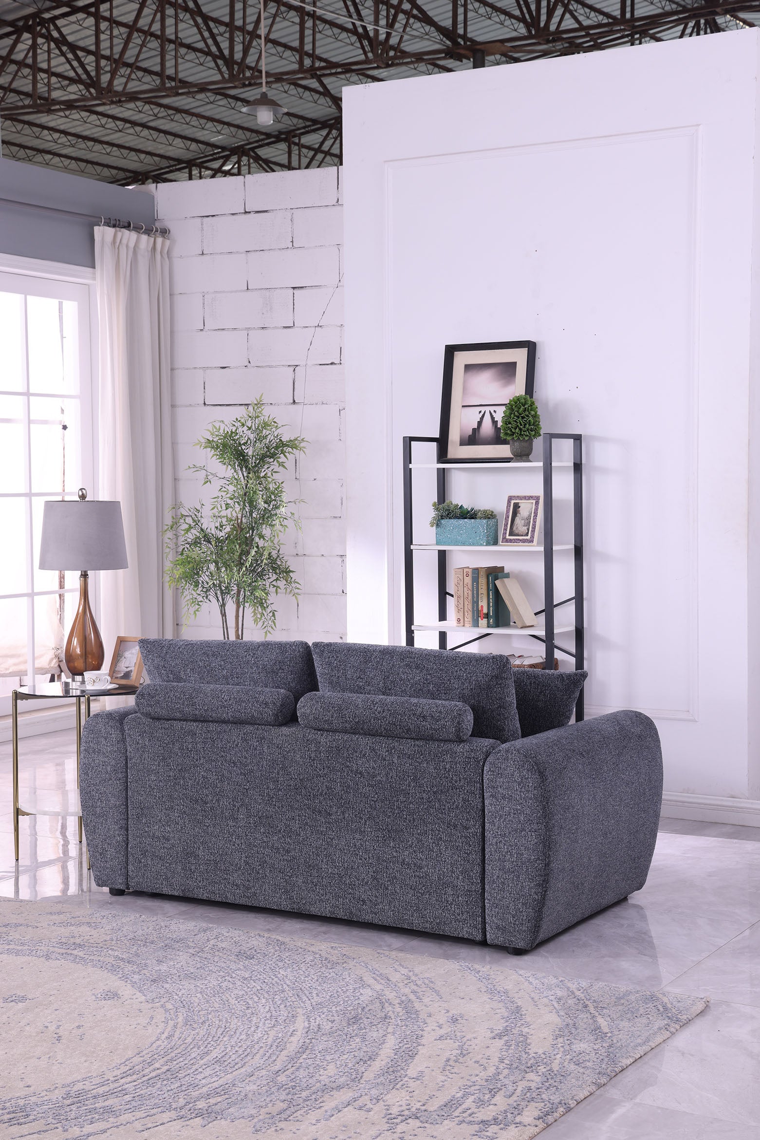 Grey Compressed Sofa