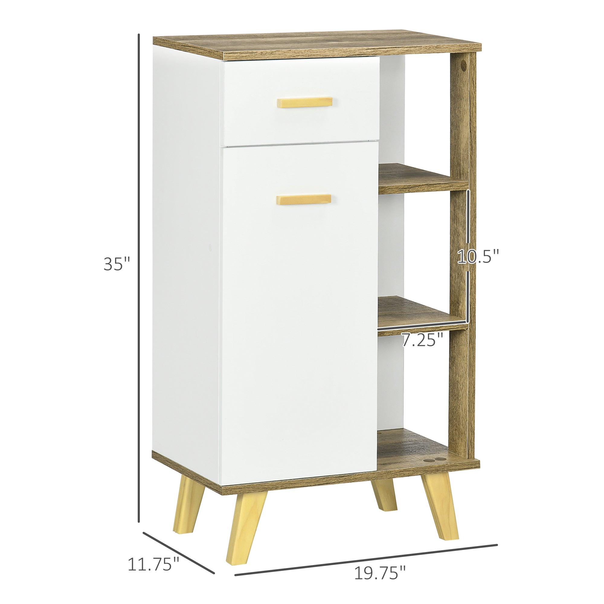 White Nordic Floor Cabinet