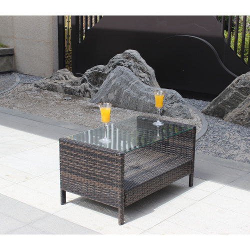 Brown Iron Coffee Table