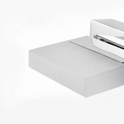 DecorBites™ Chrome Wall Sconce with Brick Acrylic Shade for Bathroom Vanity - Choose from 2/3/5 Warm White Lights