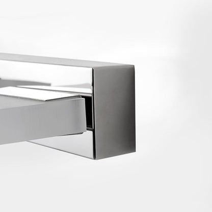 DecorBites™ Chrome Wall Sconce with Brick Acrylic Shade for Bathroom Vanity - Choose from 2/3/5 Warm White Lights