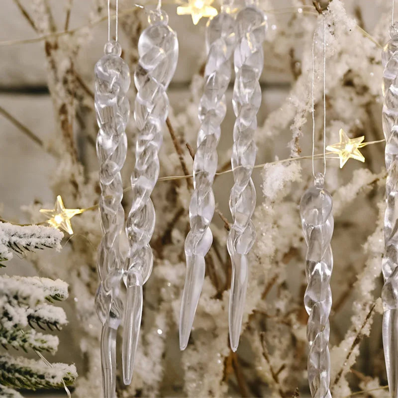 13cm Faux Ice Holiday Ornaments