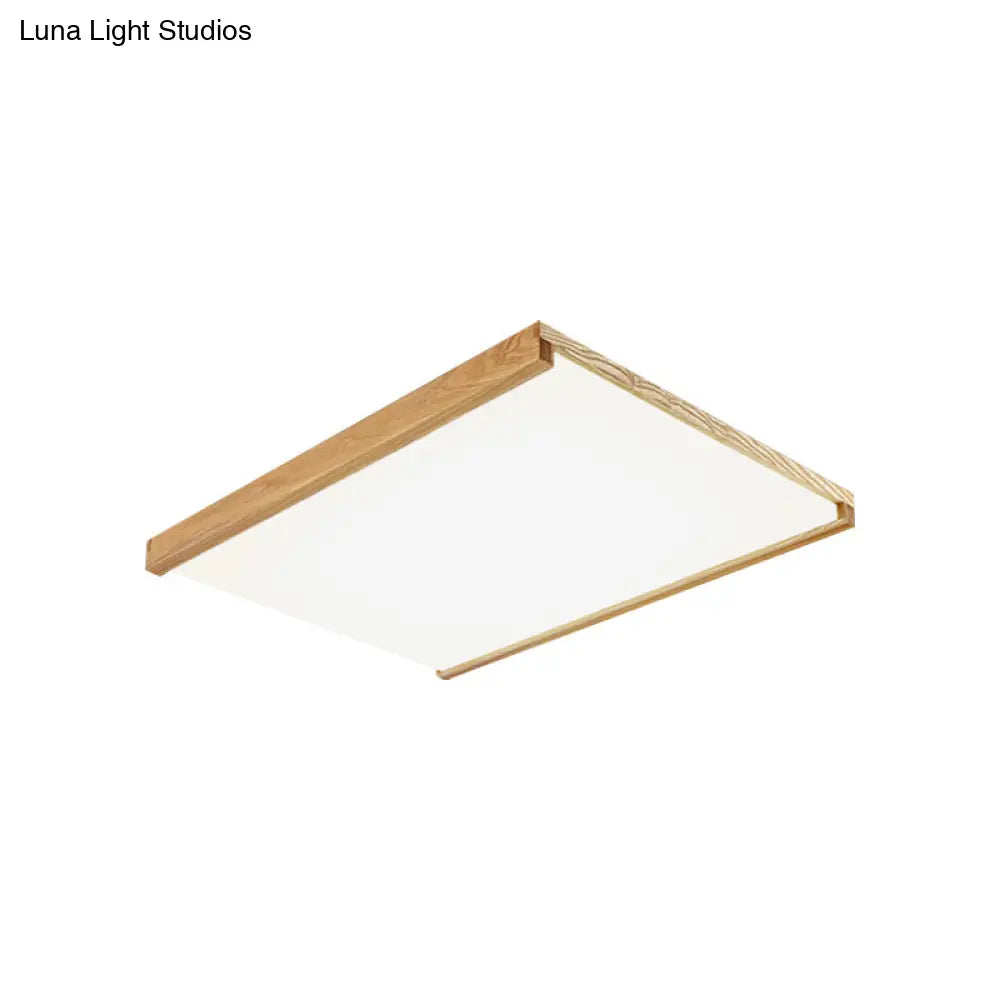 14.5"/25.5"/38" Nordic Acrylic Hotel LED Flushmount Ceiling Light – Warm/White Light