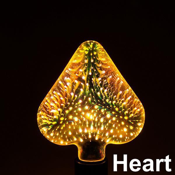 3D Firework LED Bulb