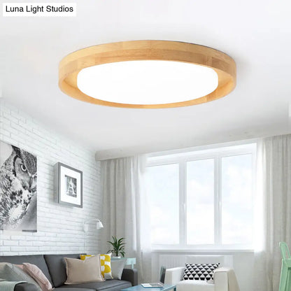 DecorBites™ DecorBites™ 15"/19" Acrylic Round Flush LED Ceiling Lamp with Modern Design, Warm/White Light