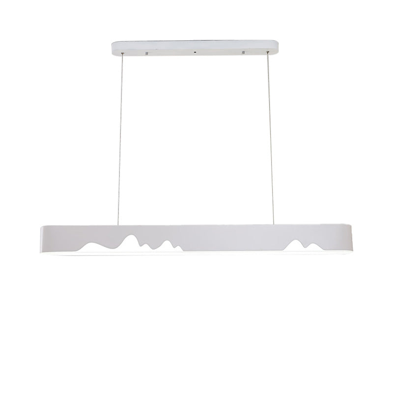 Lámpara de techo lineal LED moderna - Blanco/Negro/Verde - Diseño rectangular - Luz blanca/cálida - 90 cm/119 cm de ancho