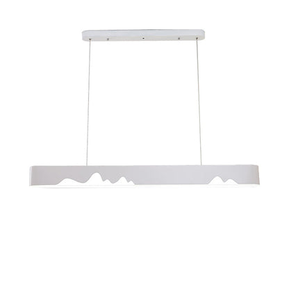 Lámpara de techo lineal LED moderna - Blanco/Negro/Verde - Diseño rectangular - Luz blanca/cálida - 90 cm/119 cm de ancho