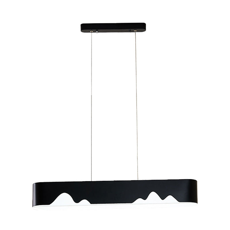 Lámpara de techo lineal LED moderna - Blanco/Negro/Verde - Diseño rectangular - Luz blanca/cálida - 90 cm/119 cm de ancho